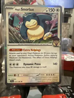 Hop's Snorlax - 117/159 - Journey Together - Holo Rare - Pokemon English New - Image 1