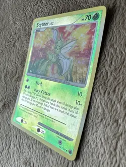 2008 Pokemon TCG MAJESTIC DAWN Scyther LV.12 Reverse Holo Rare Card 46/100 MP - Image 2