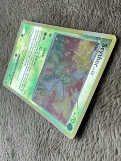 2008 Pokemon TCG MAJESTIC DAWN Scyther LV.12 Reverse Holo Rare Card 46/100 MP - Image 3