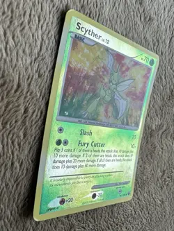 2008 Pokemon TCG MAJESTIC DAWN Scyther LV.12 Reverse Holo Rare Card 46/100 MP - Image 5
