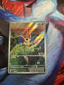 Victini 208 SV: Scarlet & Violet Black Star Promo Pokemon Card - Image 1
