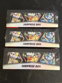 Pokemon TCG Prismatic Evolutions Surprise Box Lot of 3 - Sealed - Image 2