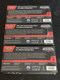Pokemon TCG Prismatic Evolutions Surprise Box Lot of 3 - Sealed - Image 3