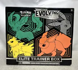 Sword & Shield EVOLVING SKIES Elite Trainer Box Factory Sealed Pokemon TCG 2021 - Image 1