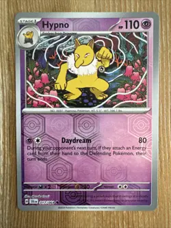 Pokemon TCG: Hypno 017/064 REVERSE Holo - Shrouded Fable - Image 1