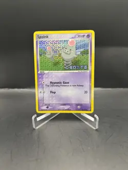 SPOINK 76/107 EX DEOXYS REVERSE HOLO STAMPED POKEMON TCG 2005 LP - Image 1