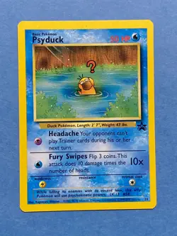 Pokemon Wizards Black Star Promo Psyduck- Number 20 - NM - Image 1