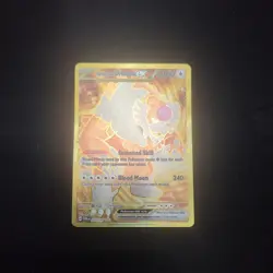 Bloodmoon Ursaluna EX 222/167 Twilight Masquerade Gold Hyper Rare Pokemon TCG... - Image 1