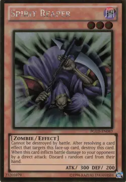 Yugioh Spirit Reaper PGLD-EN083 Gold Rare LP - Image 1