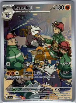 Excadrill 174/162 SV05: Temporal Forces - Pokemon Card - NM - Image 1