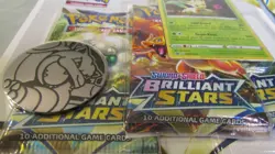New Pokemon Brilliant Stars, Leafeon Promo 3-Pack Blister Card - Image 3