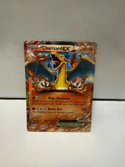 Pokemon TCG Charizard EX XY17 Holo Ultra Rare Black Star Promo Card HP - Image 1
