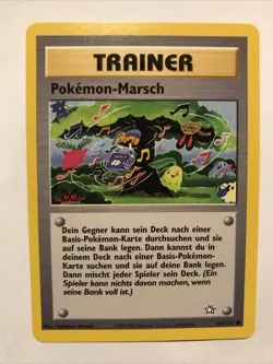 Pokemon Card Trading Card Neo Genesis No. 102/111 Pokemon March German - Image 1