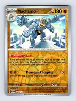 Machamp SV: Scarlet & Violet 151 Rare Reverse Holo 068/165 Pokemon Cards - Image 1