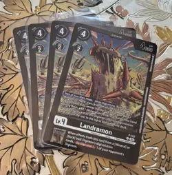 Digimon Card Game Playset Landramon P-167 LM-06 Billion Bullet Limited Promo - Image 1