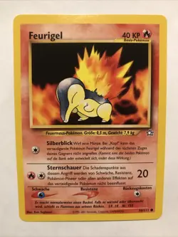 Pokemon TCG GERMAN Feurigel Cyndaquil 56/111 Unlimited NonHolo Neo Genesis Card - Image 1