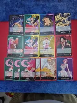 One Piece Tcg LEADER CARD LOT X14 RED BACK - Image 1