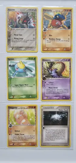 Pokemon TCG - Ruby and Sapphire EX Holon Phantoms - 6 Card Lot - Image 1