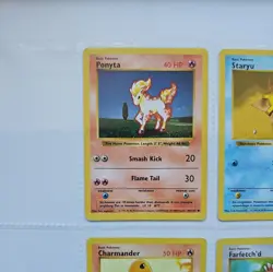 WOTC Pokemon Vintage Base Set Shadowless 6 Card Lot - Image 2