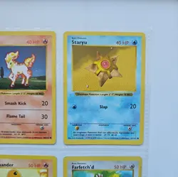 WOTC Pokemon Vintage Base Set Shadowless 6 Card Lot - Image 3
