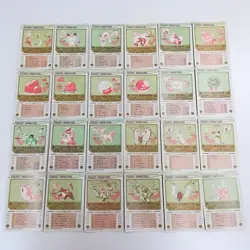 Japanese Pokemon Bandai Sealdass 1997 Set of 24 Sticker Cards - Image 2