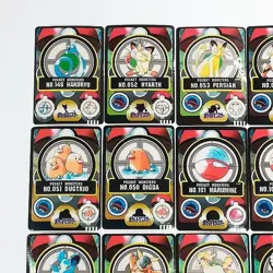 Japanese Pokemon Bandai Sealdass 1997 Set of 24 Sticker Cards - Image 3