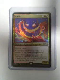 Magic The Gathering Rare Promo Cheer Foil NM Holiday Promo card - Image 1