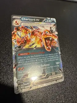 Pokemon TCG Obsidian Flames Charizard EX Double Rare Holo Card 125/197 NM - Image 2