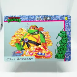 13 Do you eat too muchU Mutant Turtles NINJA Card TAKARA 1994 made in JAPAN - Image 1