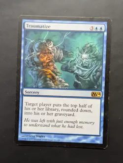 Magic the Gathering MTG- Traumatize- LP 077/249- M14 - Image 1