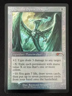 1x MTG Ugin, the Spirit Dragon (Retro Frame, Foil) - MagicFest Cards (MFP) #1 - Image 1