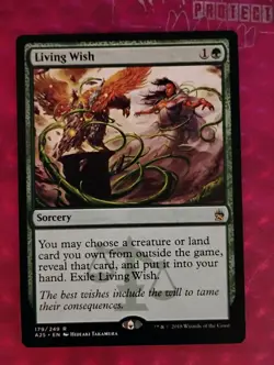 Mtg MASTERS 25 rare LIVING WISH - Image 1