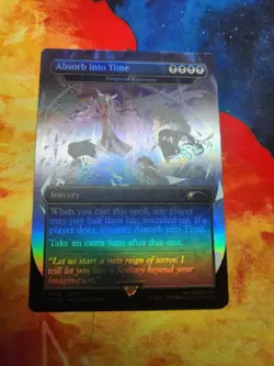 Absorb into Time - Temporal Extortion (Rainbow Foil) - Secret Lair Drop NM - Image 1