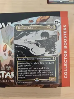 MTG Fire Lord Zuko - Borderless TLA 0315 AVATAR: THE LAST AIRBENDER - Image 1