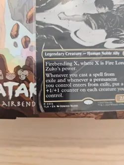MTG Fire Lord Zuko - Borderless TLA 0315 AVATAR: THE LAST AIRBENDER - Image 4
