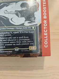 MTG Fire Lord Zuko - Borderless TLA 0315 AVATAR: THE LAST AIRBENDER - Image 5