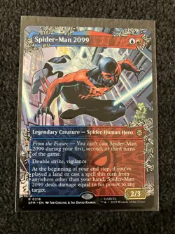 Magic MTG - Spider-Man 2099 (0216) (Borderless) - Marvel's Spider-Man - Image 1