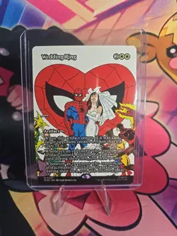 Wedding Ring Borderless 0007 MTG Spider-Man NM/M - Image 1