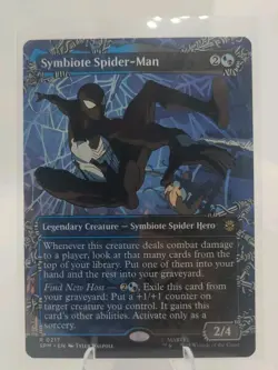 Symbiote Spider-Man (Borderless) - Magic The Gathering : Marvel Spider-Man - Image 1