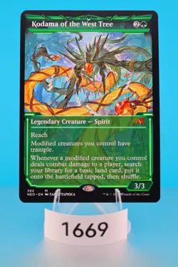MTG Kodama of the West Tree (Showcase) Kamigawa: Neon Dynasty Regular #392 - Image 1