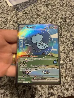 Pokemon TCG Bubble Mew EX Paldean Fates Illustration Rare Card 232/091 - Image 1