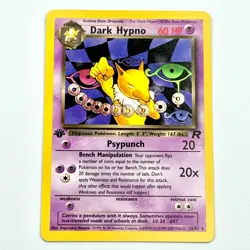 Dark Hypno 26/82 1st Edition Team Rocket Lightly Played+ Rare Non Holo Pokemon - Image 1