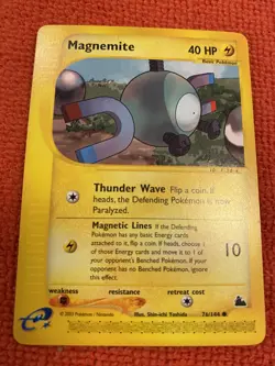 SKYRIDGE MAGNEMITE 76/144 2003 Non -Holo Pokemon TCG - Image 1