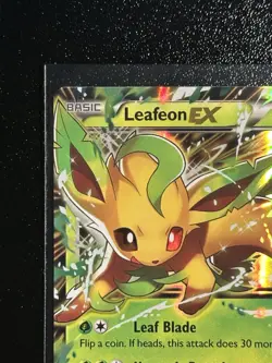 2016 Pokemon Leafeon EX 10/83 XY Generations Holo Rare NEAR MINT - Image 3