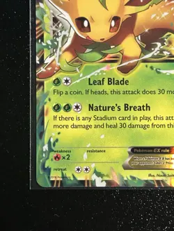 2016 Pokemon Leafeon EX 10/83 XY Generations Holo Rare NEAR MINT - Image 4