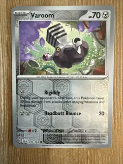 Pokemon TCG: Varoom 043/064 REVERSE Holo - Shrouded Fable - Image 1