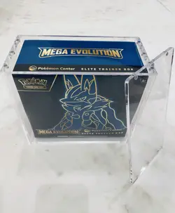 Pokemon ETB Display Case Acrylic Magnetic Protective For ELITE TRAINER BOX - Image 1