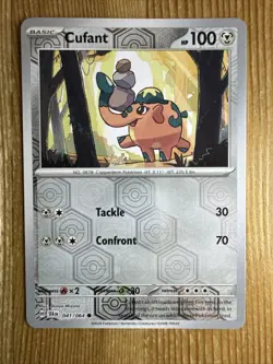 Cufant 041/064 Shrouded Fable Pokemon TCG Reverse Holo NM - Image 1
