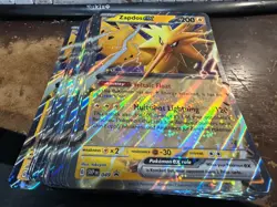 LOT OF (45) Pokemon Zapdos ex 049 Scarlet & Violet JUMBO Black Star PROMO - Image 1