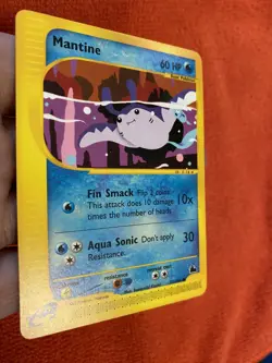 SKYRIDGE MANTINE 77/144 2003 Non -Holo Pokemon TCG - Image 3